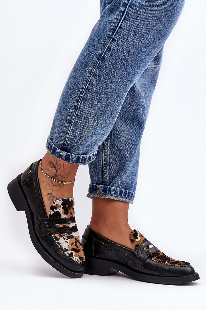 Zapatos bajos de tacón. Paso con estilo.