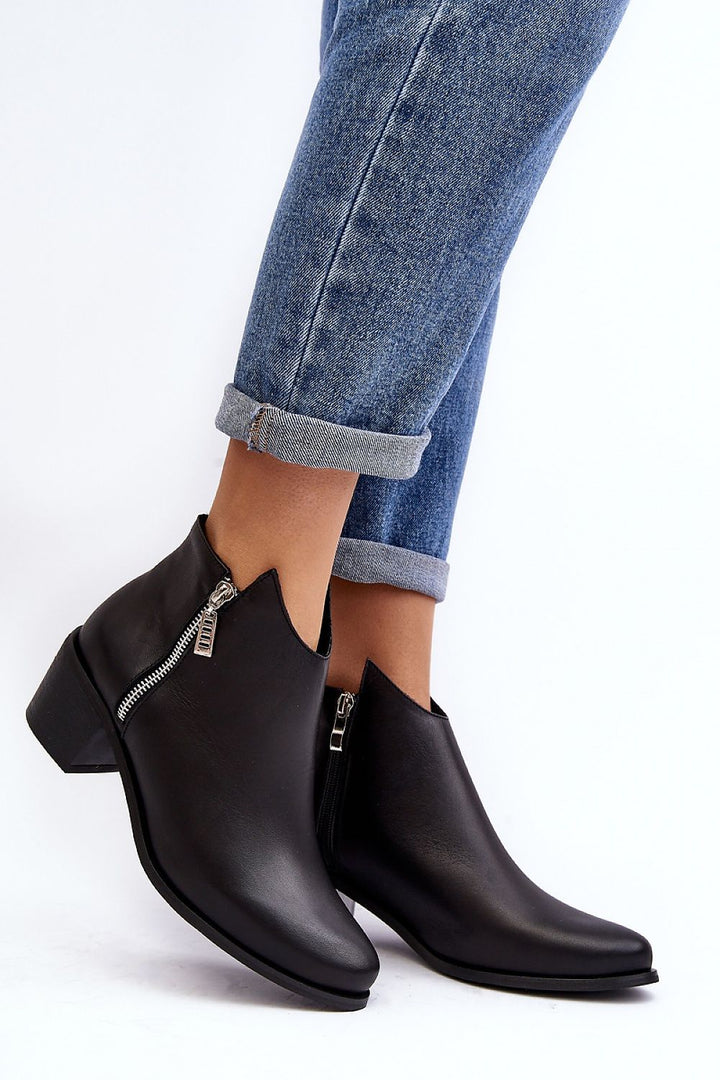 Zapatos bajos de tacón. Paso con estilo.