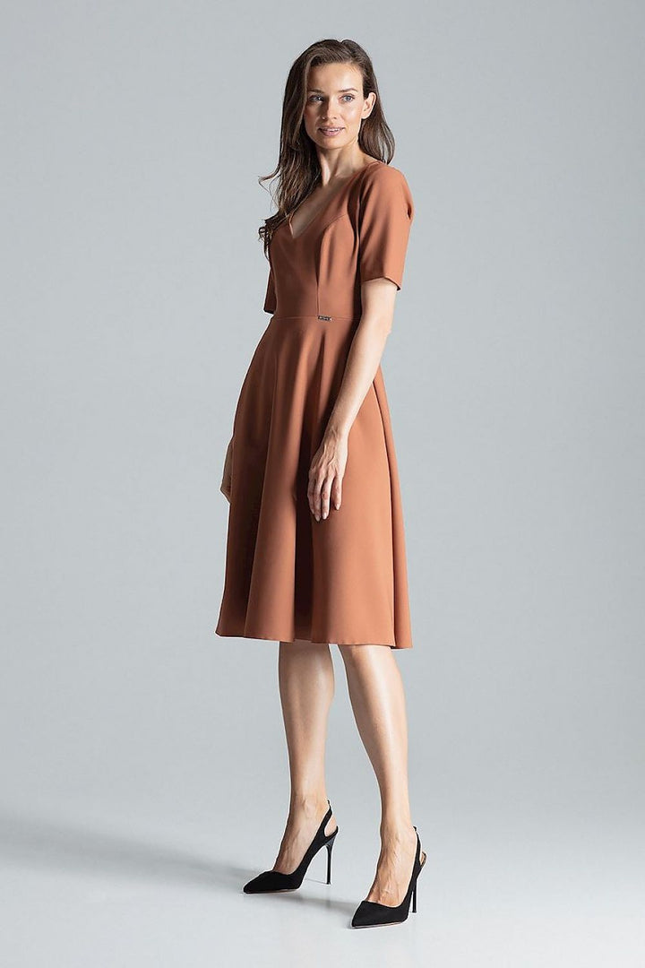 Vestido Daydress de manga corta sin forro Figl