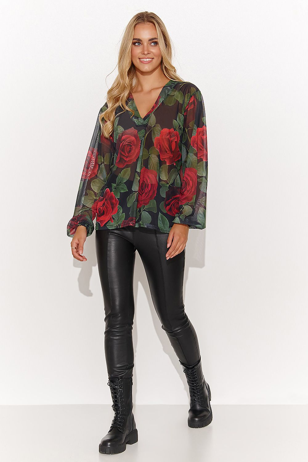 Blouse model 184379 Makadamia
