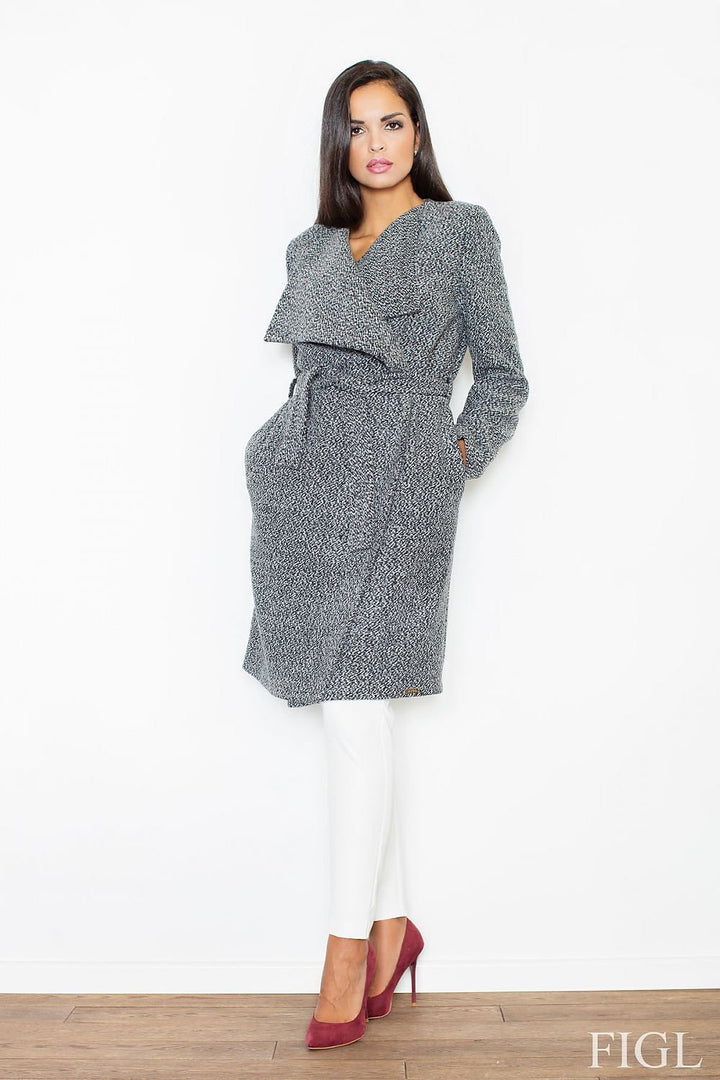 Elegant oversize autumn coat Figl