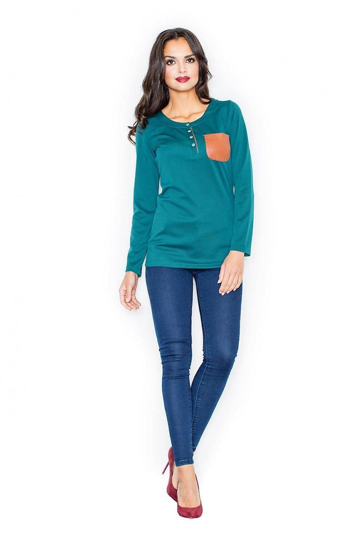 Blusa Manga Larga Figl