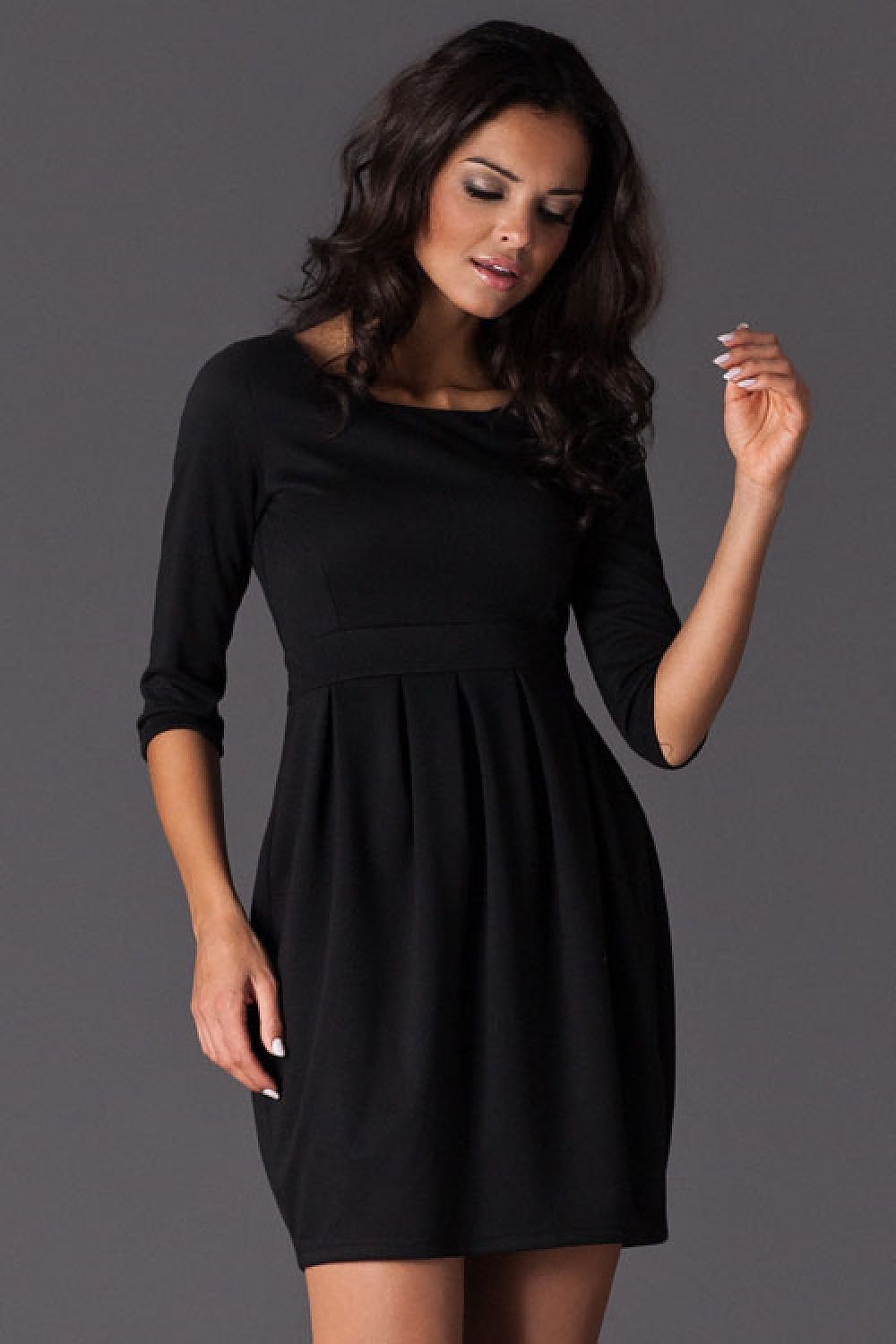 Precioso vestido de día con manga 3/4 Figl