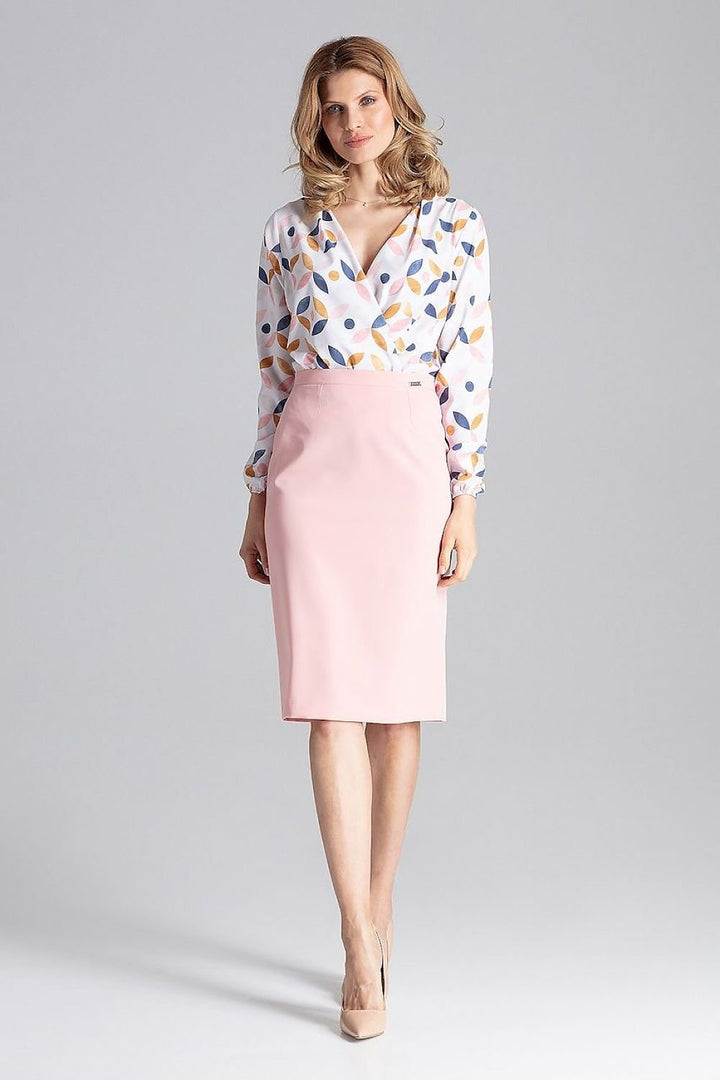 Classic Knee-Length Pencil  Skirt  Figl