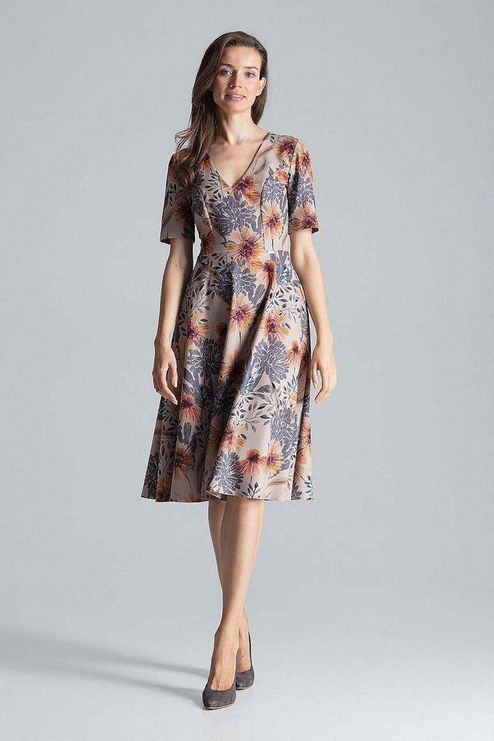Vestido Daydress de manga corta sin forro Figl