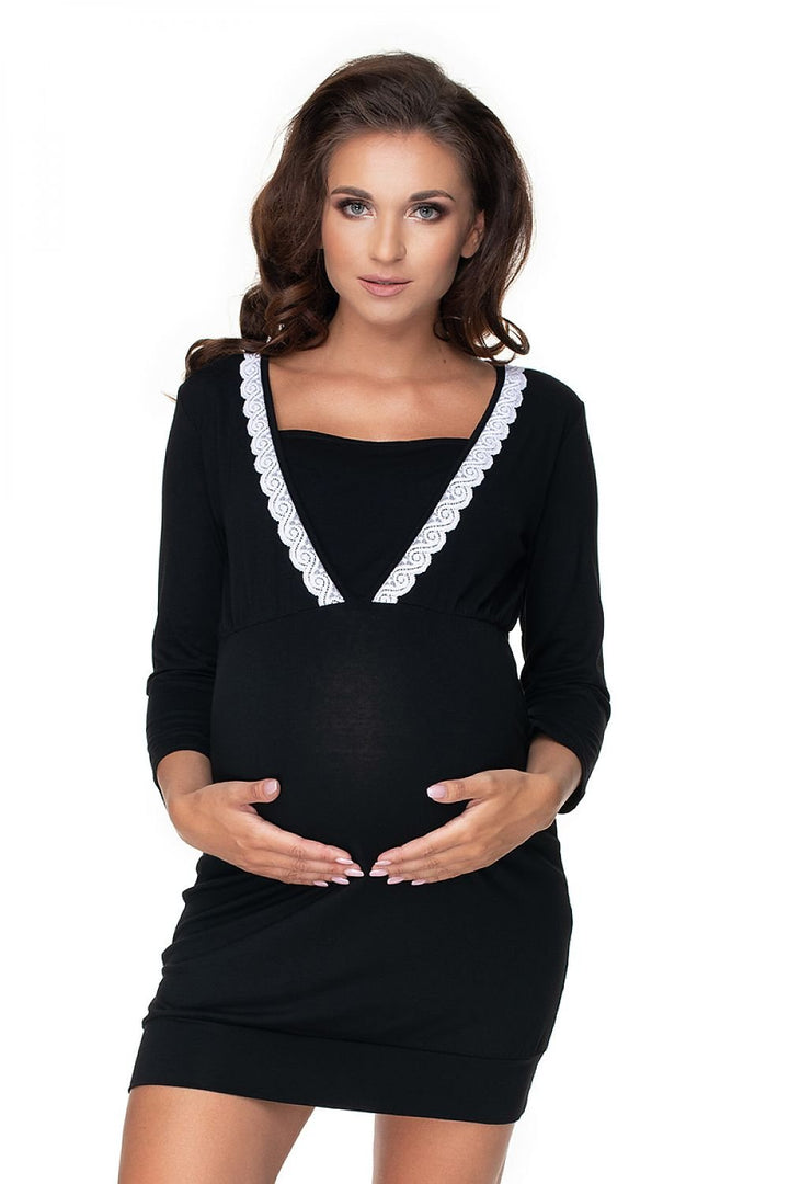 Maternity Nightgown Nightshirt  PeeKaBoo
