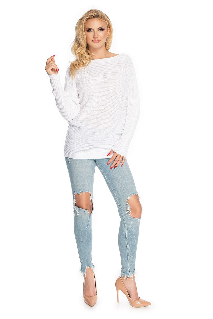 Jersey Con Jersey Suelto De Corte Quimono PeeKaBoo