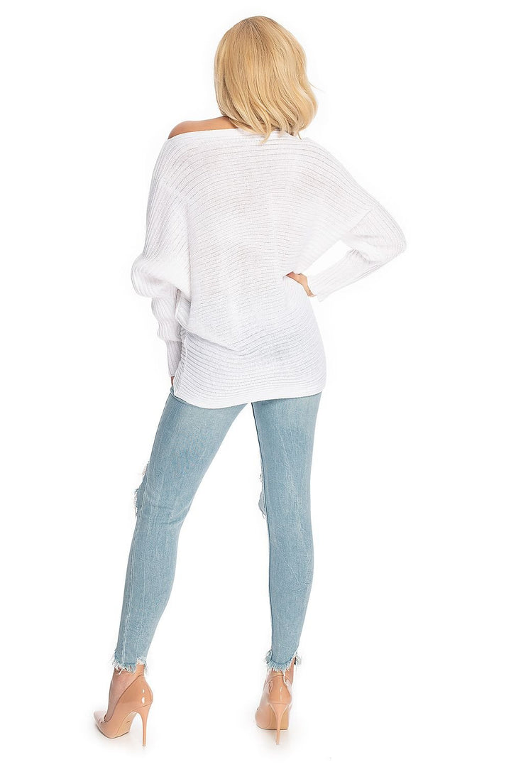 Jersey Con Jersey Suelto De Corte Quimono PeeKaBoo
