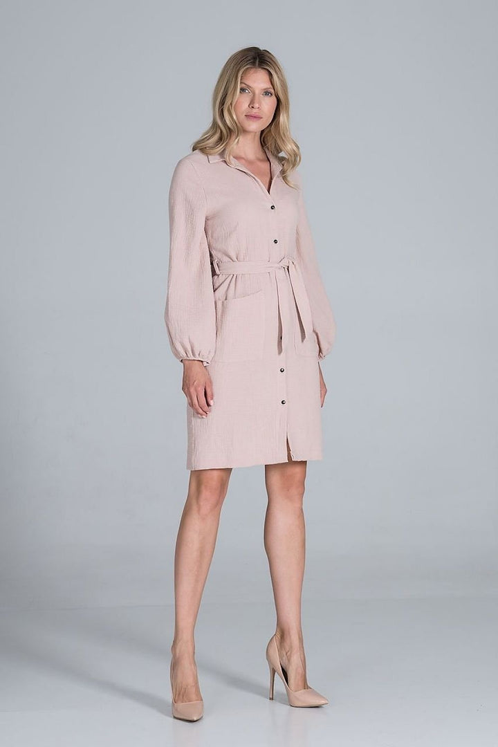 Cotton midi shirt Daydress  Figl