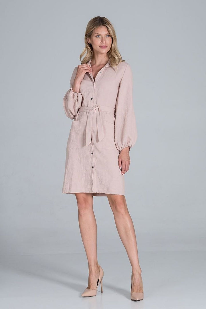 Cotton midi shirt Daydress  Figl