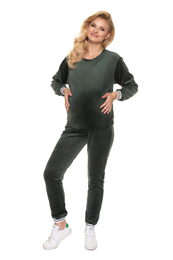 Conjunto de chándal con ribetes en contraste PeeKaBoo