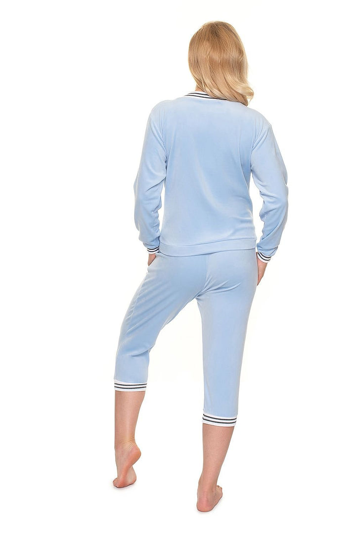 Conjunto de chándal con ribetes en contraste PeeKaBoo