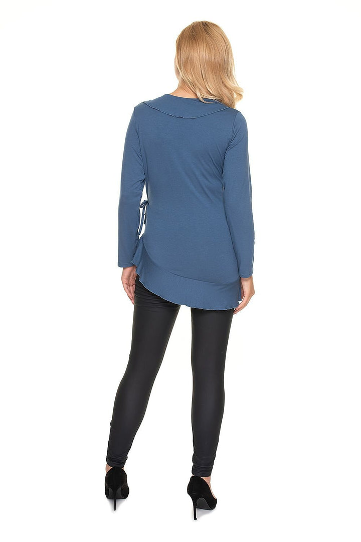 Blusa Embarazada Con Volantes Blusa PeeKaBoo