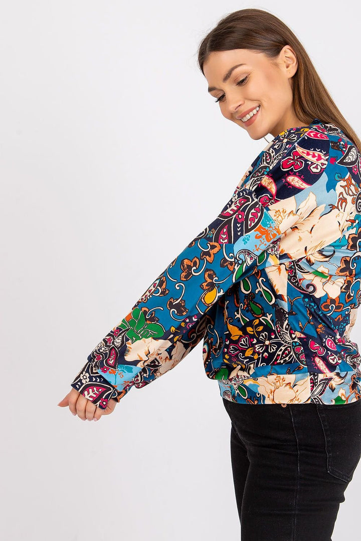 Blouse à manches longues et décolleté en V