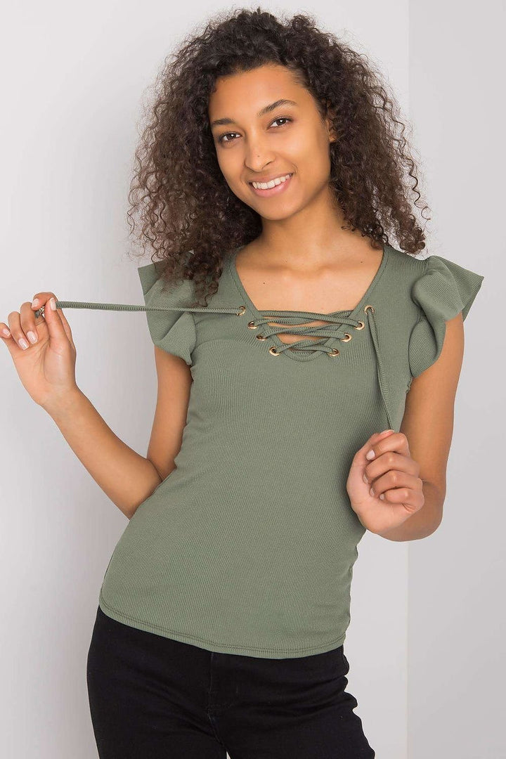 Blusa Manga Corta Italy Moda