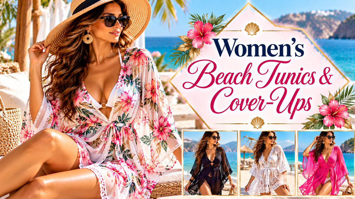 ✨ Women’s Beach Tunics & Cover-Ups ✨