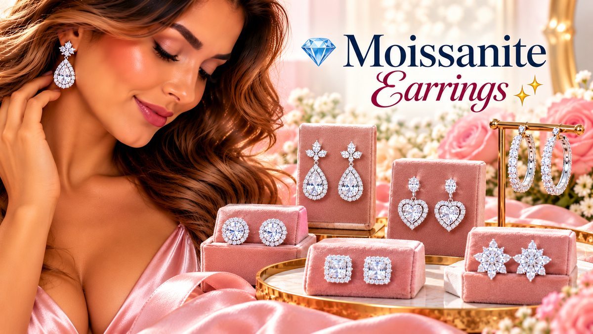 💎 Moissanite Earrings ✨