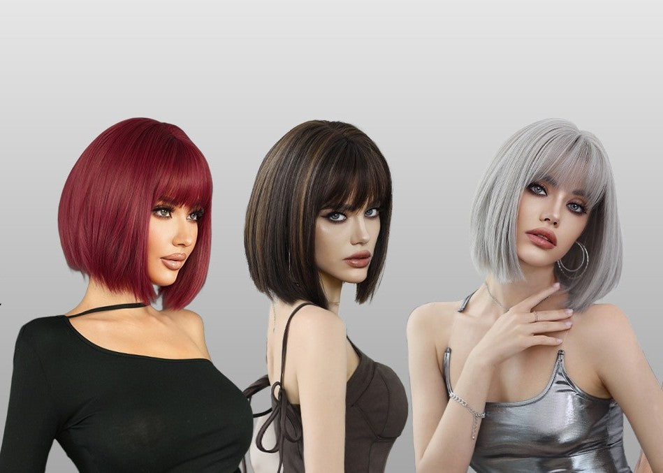 Heat-Resistant Synthetic Short Hair | Chic & Easy Style