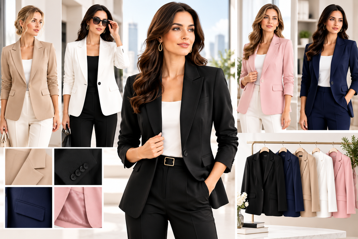 Chaqueta de oficina de negocios para mujer
