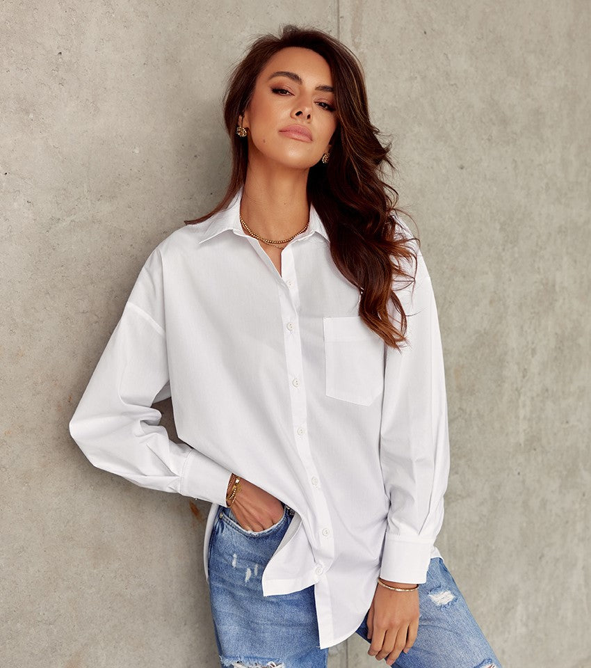 Shop women’s long shirts online. Discover tunics, oversized blouses, and casual long tops perfect for layering, office wear, or relaxed everyday style.