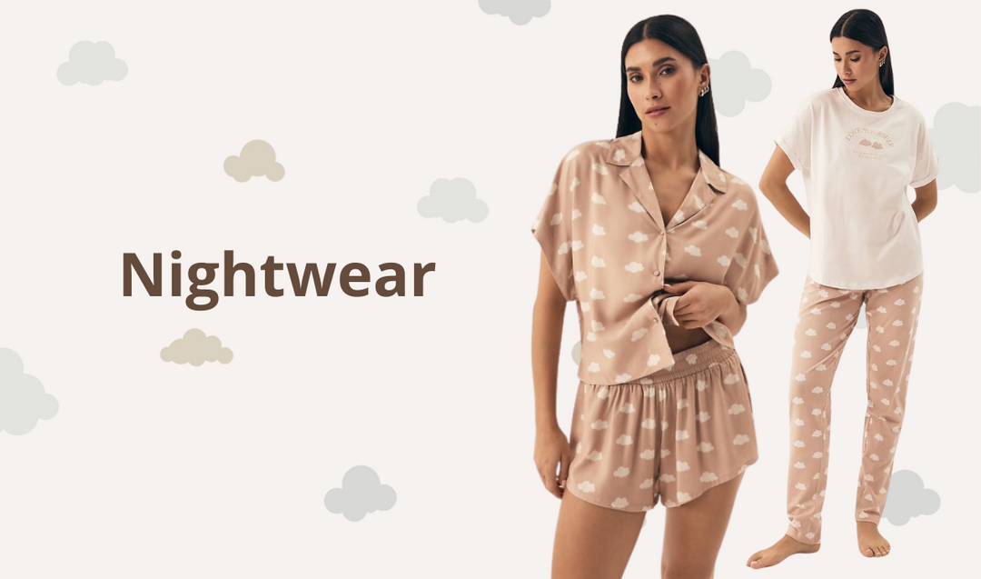Explore our huge collection of women’s nightwear & sleepwear. Soft pajamas, chic nightdresses, and cozy designs for restful nights.