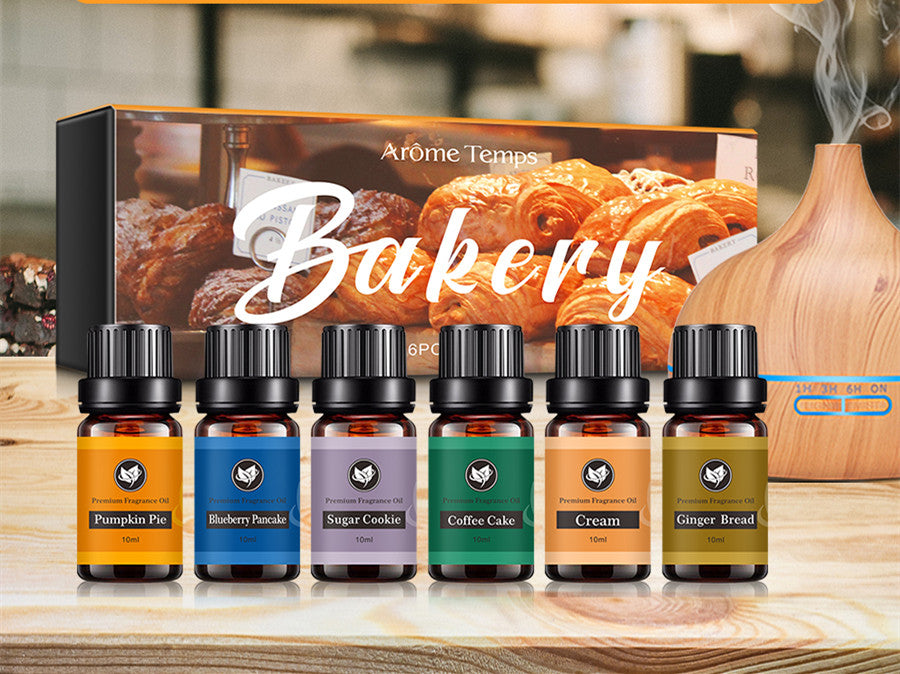 ✨ 16 Theme Atmosphere Flameless Essential Oil Set — 6 × 60ml 🌿💧