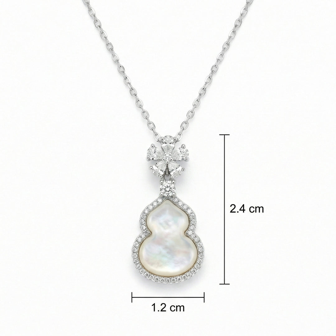 ✨ 925 Sterling Silver Mother of Pearl Hulu Necklace