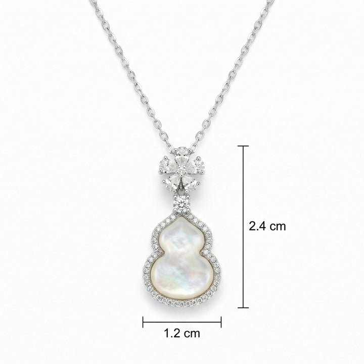 ✨ 925 Sterling Silver Mother of Pearl Hulu Necklace