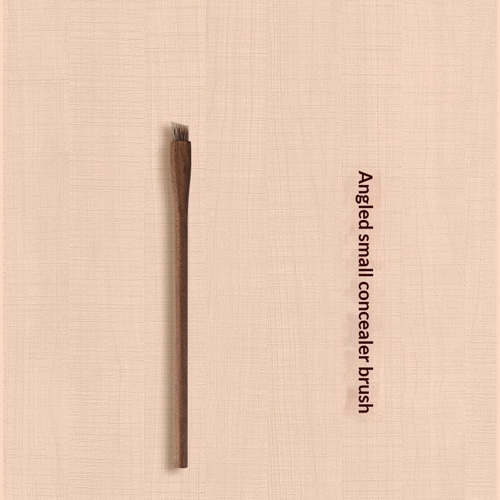 ✨ H Set Vintage Black Walnut Makeup Brush Set — 24-Piece Luxury Kit 💄🌿