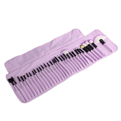 ✨ 32-Piece Makeup Brush Set with Bag — Complete Beauty Tools Kit 💄