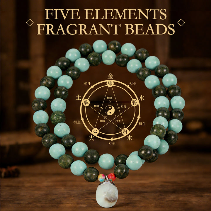 Chinese Herbal Bead Bracelet – Lightweight Wellness Jewelry