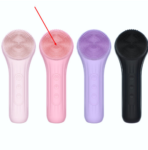 💖🧼 Heating Waterproof Deep Pore Cleansing Silicone Facial Device | Vibration Massage Beauty Tool