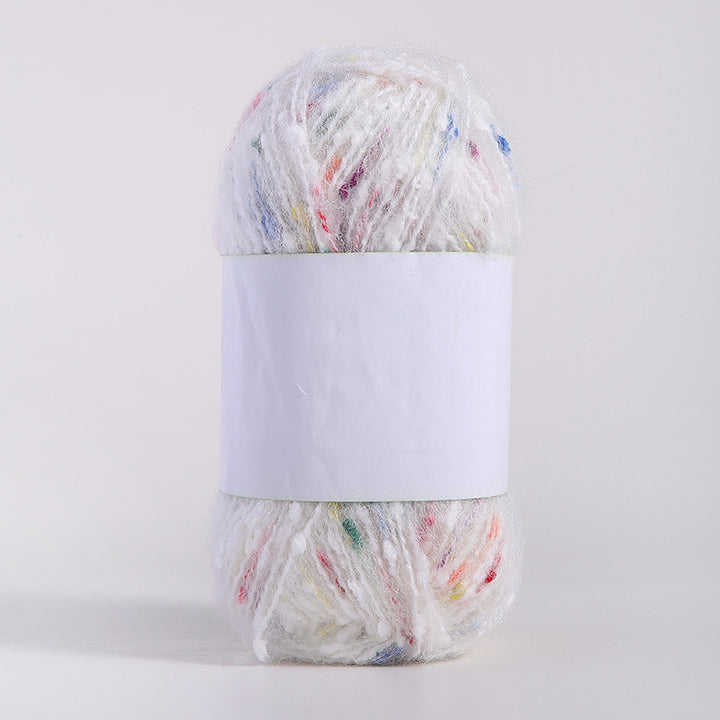 Colored Mohair Knitting Yarn – Soft Hand Woven Mohair Thread for Sweaters, Scarves & DIY Crafts