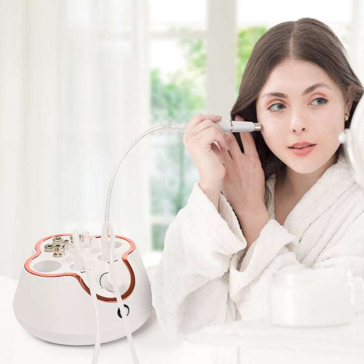 💛✨ Light Yellow Skin Rejuvenation Beauty Instrument | Exfoliating & Blackhead Removal Device
