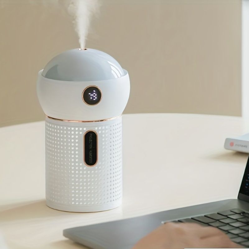 🌌💧 Projection Night Light Humidifier | USB Rechargeable Aroma Diffuser 🌿✨