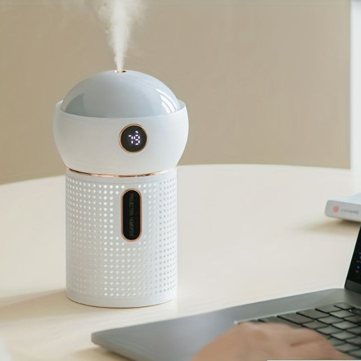 🌌💧 Projection Night Light Humidifier | USB Rechargeable Aroma Diffuser 🌿✨