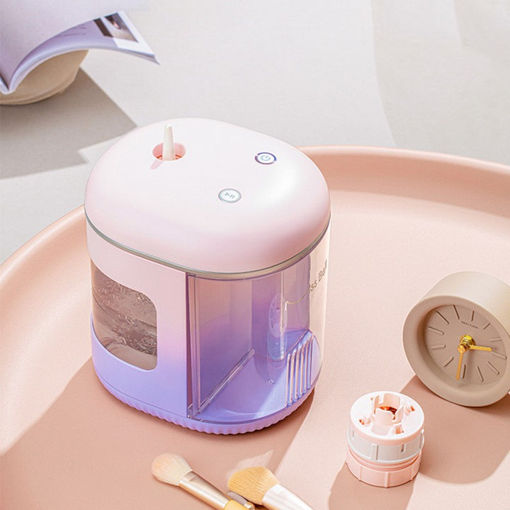 ✨ Automatic Makeup Brush Cleaner — Electric Shake, Dry & Disinfection Tool 💄🧼⚡