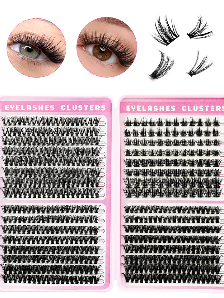 👁️✨ 3D False Eyelashes – Multi-Layered, Realistic, Soft & Comfortable Natural Nude Makeup Lashes