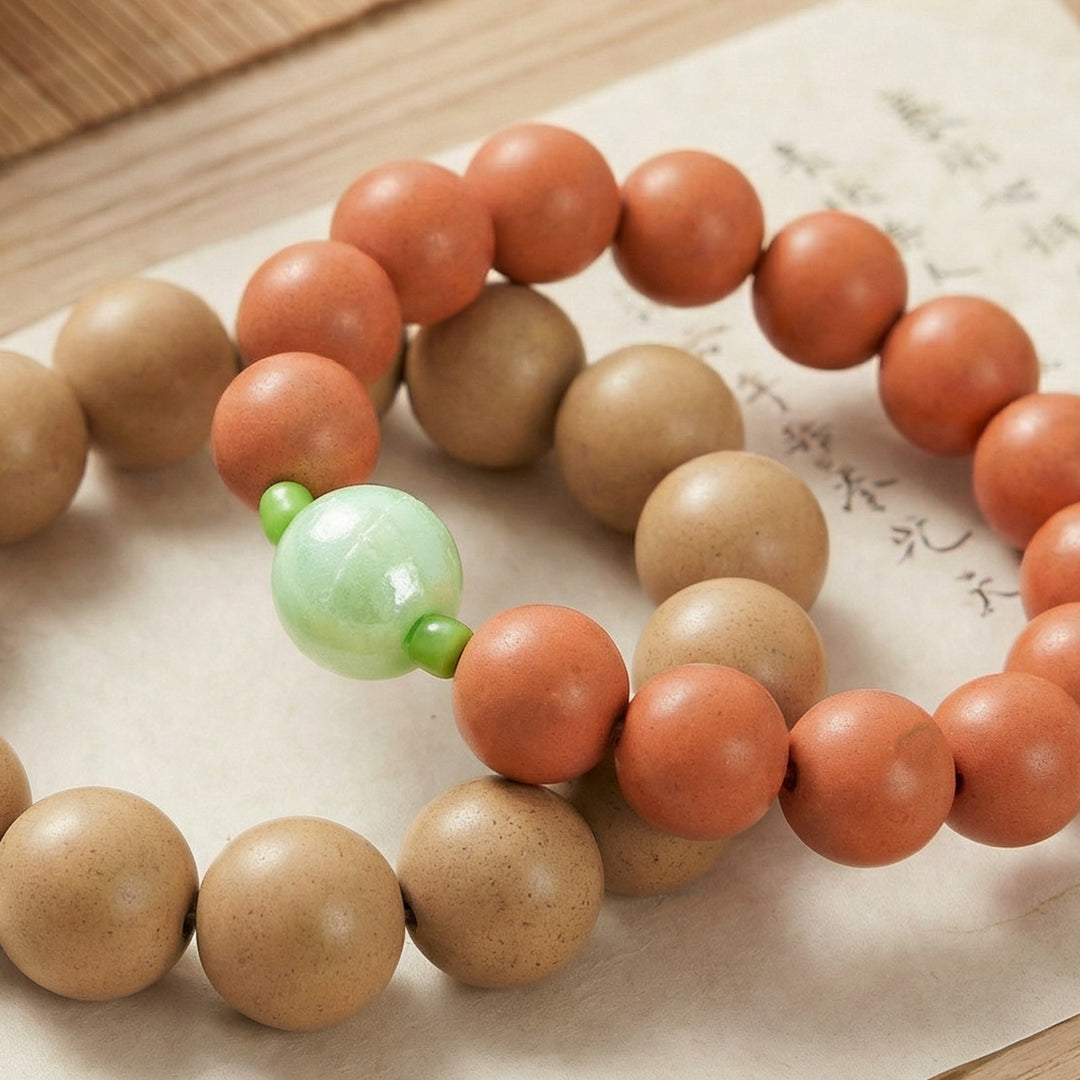 Chinese Herbal Bead Bracelet – Lightweight Traditional Wellness Jewelry