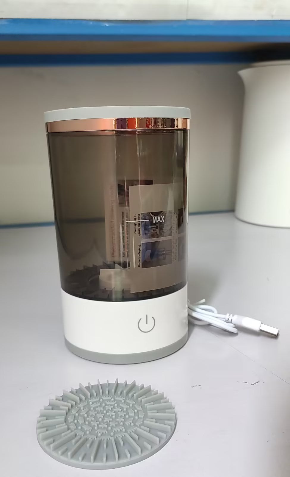 ✨ Portable Electric Makeup Brush Cleaner — USB Automatic Cleaning Machine 💄🧼⚡