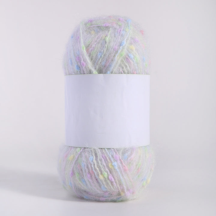 Colored Mohair Knitting Yarn – Soft Hand Woven Mohair Thread for Sweaters, Scarves & DIY Crafts