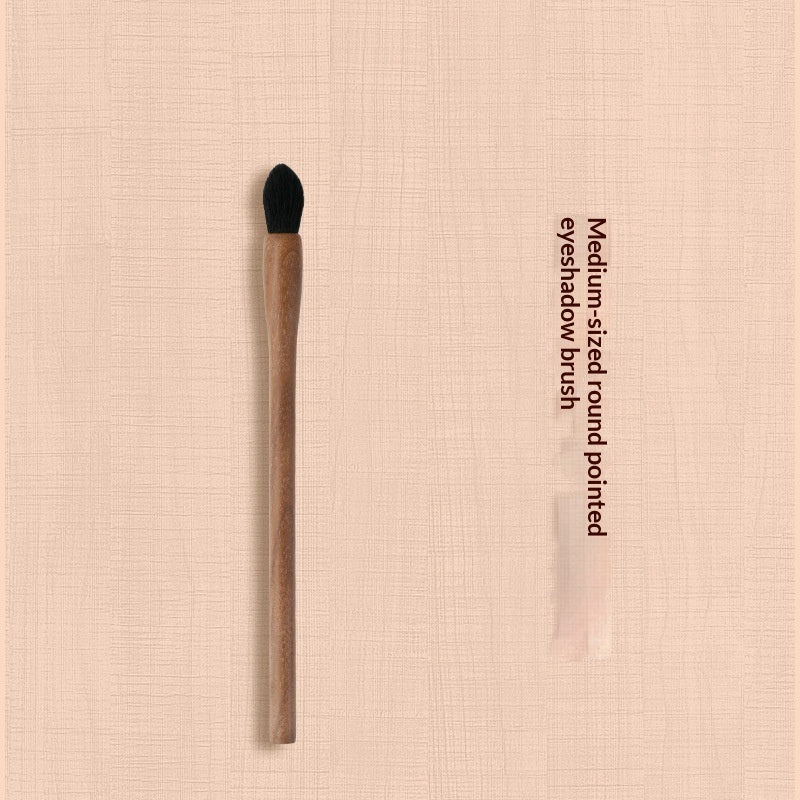 ✨ H Set Vintage Black Walnut Makeup Brush Set — 24-Piece Luxury Kit 💄🌿