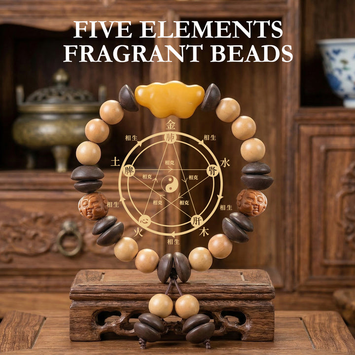 Chinese Herbal Bead Bracelet – Lightweight Wellness Jewelry