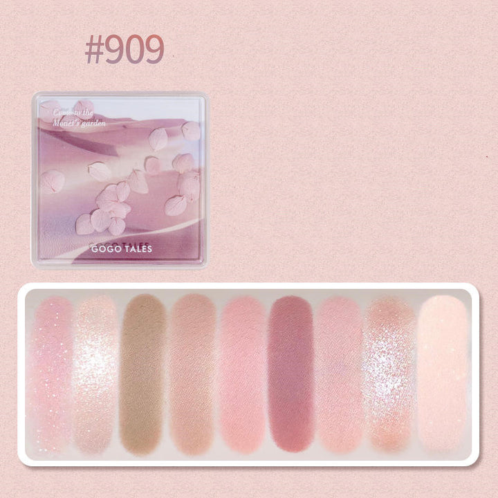 ✨ Fashion Simple Eyeshadow Palette – Matte, Pearl & Glitter Makeup Set ✨