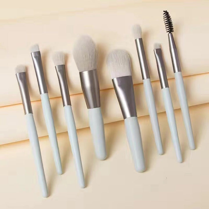 🍬✨ Eight Macaron Makeup Brush Eye Detail Set 💄