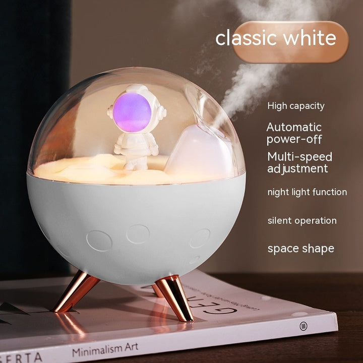 👨‍🚀💧 Spaceman Mini Humidifier | Wireless USB Desktop Spray Air Moisturizer ✨