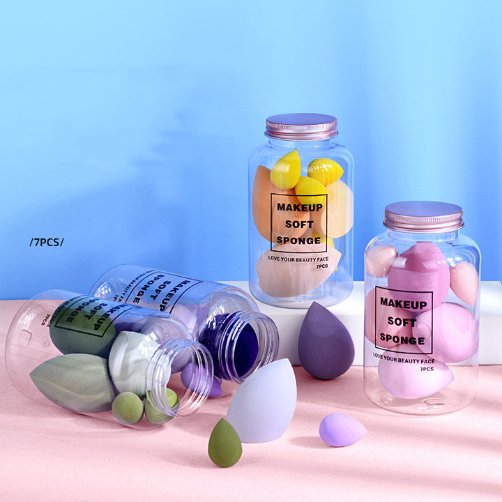 💄✨ Drift Bottle Boxed Beauty Egg | 7-Piece Soft Makeup Sponge Set