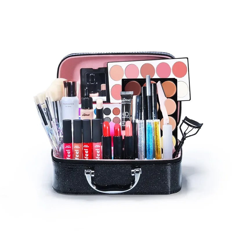 🎁 Beginner Makeup Set Complete Kit – Natural Nude Light Makeup Gift Box 💄