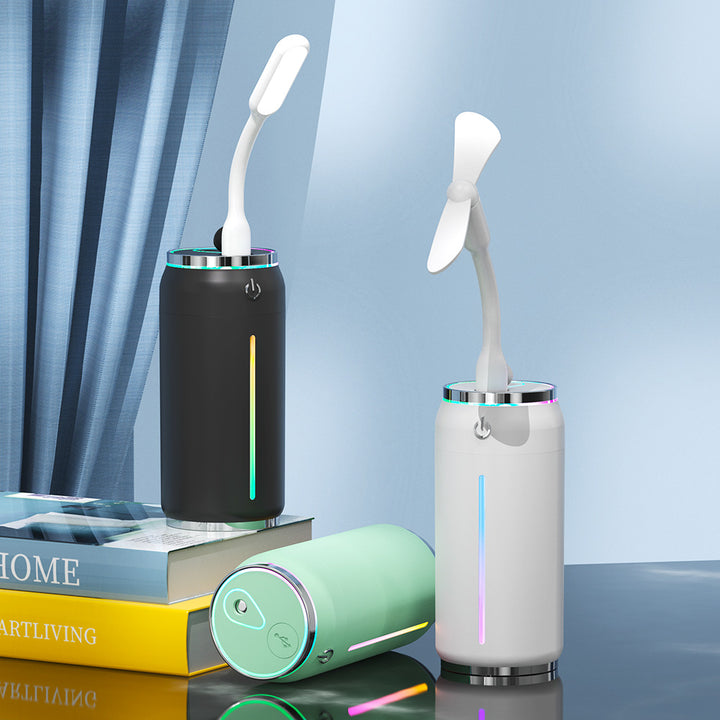🥤💧 Mini Coke Can Humidifier | USB Car Aromatherapy Silent Mist Diffuser ✨