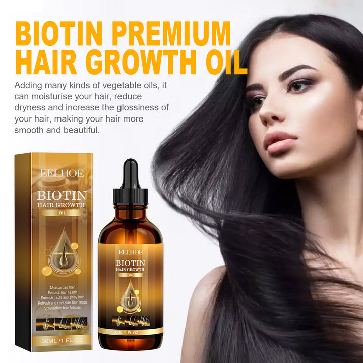 ✨ Nourishing & Soothing Hair Care Essential Oil — Biotin Formula 💆‍♀️🌿